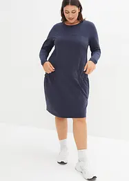 Oversize-Baumwoll-Kleid mit Taschen, knieumspielend, bonprix