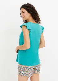 Pyjashort avec biais en dentelle, bonprix