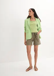 Twill-Shorts mit Bindegürtel, bpc bonprix collection