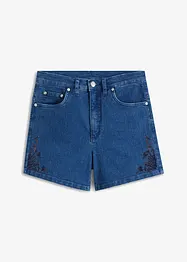 Short en jean taille haute avec broderie, BODYFLIRT boutique