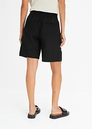 Short en lin mélangé avec taille élastiquée, bonprix