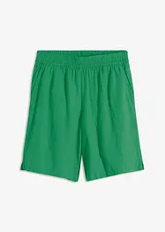 Short en lin mélangé avec taille élastiquée, bonprix