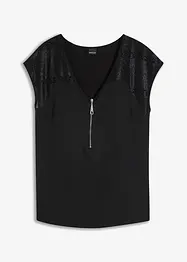 Shirt mit Spitzeneinsatz, bonprix