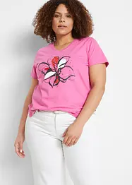 T-shirt à imprimé floral, bonprix
