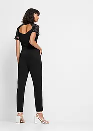 Jumpsuit mit Spitze, bonprix