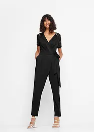 Jumpsuit mit Spitze, bonprix