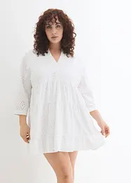 Tunika-Kleid mit Lochstickerei, bonprix