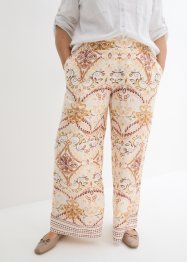 Pantalon large 100 % lin, bonprix PREMIUM