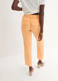 Pantalon taille élastique 100 % lin, bonprix