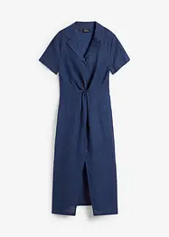 Robe 100 % lin twistée à la taille, bonprix PREMIUM