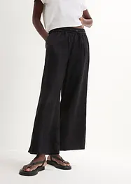 Pantalon palazzo 100 % lin, bonprix