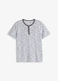 Henleyshirt, aus reiner Baumwolle, Kurzarm, bonprix