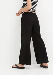 Pantalon large en lin mélangé, bonprix