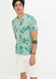 T-Shirt mit V-Ausschnitt, John Baner JEANSWEAR