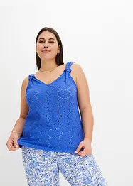 Top à broderies anglaises, bonprix