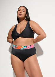 Bas de bikini taille haute, échancrure normale, bonprix