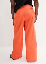 Pantalon palazzo en lin mélangé, coupe très large, bonprix