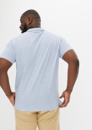 Poloshirt, Kurzarm aus Bio Baumwolle mit Minimaldruck, bpc bonprix collection
