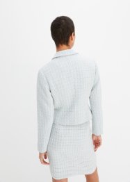 Blazer en tweed avec polyester recyclé, BODYFLIRT