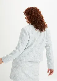 Blazer en tweed avec polyester recyclé, BODYFLIRT