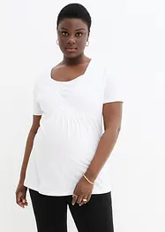 Lot de 2 T-shirts de grossesse et d'allaitement, bonprix