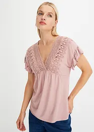 Shirt mit Spitze, bonprix