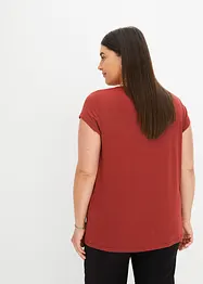 T-shirt à broderie ajourée, bonprix