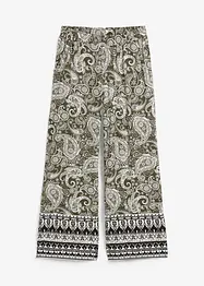 Pantalon palazzo doux en viscose extensible, bonprix
