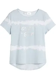 T-shirt 100% coton, plus long derrière, bonprix