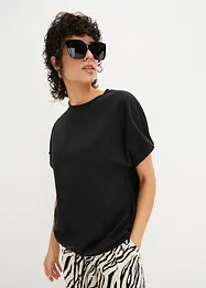 Shirt mit Bindedetail am Saum aus Baumwolle-Viskose-Mix, bonprix