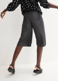 Bermuda en jean en lyocell TENCEL™, Wide Leg, taille haute, John Baner JEANSWEAR
