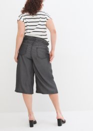 Bermuda en jean en lyocell TENCEL™, Wide Leg, taille haute, John Baner JEANSWEAR