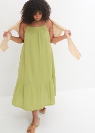 Musselin-Hängerkleid mit Volant aus nachhaltiger Baumwolle, bpc bonprix collection