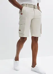 Bermuda cargo avec ceinture, Regular, bonprix