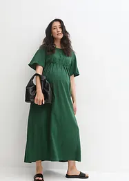 Maxi-Kleid mit Leinen und Tunnelzug in der Taille, bpc bonprix collection