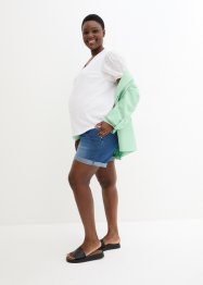 T-shirt de grossesse et d'allaitement avec broderies ajourées, bpc bonprix collection