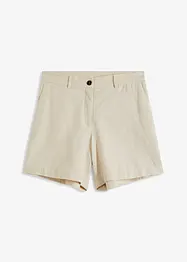 Gerade geschnittene Shorts mit Leinen, bpc bonprix collection