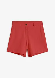 Gerade geschnittene Shorts mit Leinen, bpc bonprix collection