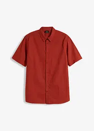 Chemise manches courtes en lin mélangé, bonprix