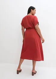 Robe avec lin mélangé, bonprix