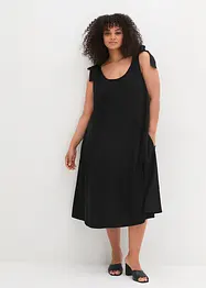 Trägerkleid aus luftigem Leinen-Mix, bonprix