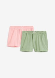 Shorts aus Bio Baumwolle (2er Pack), bpc bonprix collection