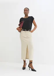 Shirt mit Seidenanteil, bonprix