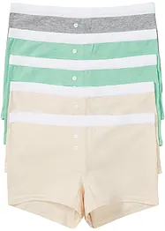 Damen Boxer mit Bio-Baumwolle (5er Pack), bonprix