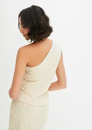 One-Shoulder-Top aus fließender Viskose, bonprix