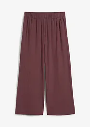 Jupe-culotte en jersey côtelé avec taille confortable, bonprix