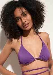 Haut de bikini triangle avec polyamide recyclé, RAINBOW