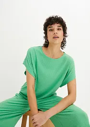 Rippshirt mit Fledermausärmeln, bonprix