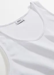 Ripp-Top aus reiner Bio-Baumwolle, bonprix