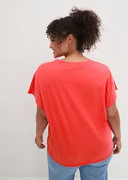 T-shirt avec détail noué à la base, bonprix
